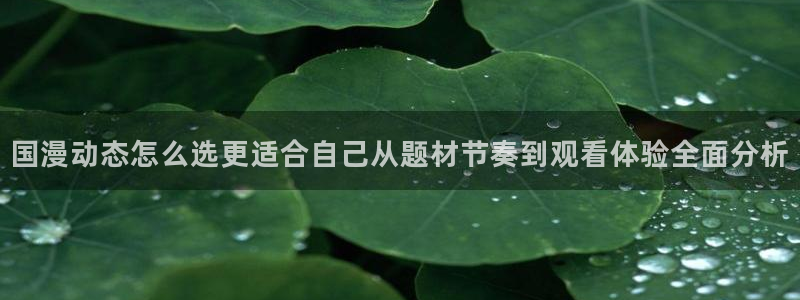 汗汗漫画最新完结：国漫动态怎么选更适合自己从题材节奏到观看体验全面分析配图