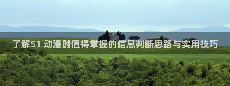 汗汗漫画热门作品大全：了解51 动漫时值得掌握的信息判断思路与实用技巧配图